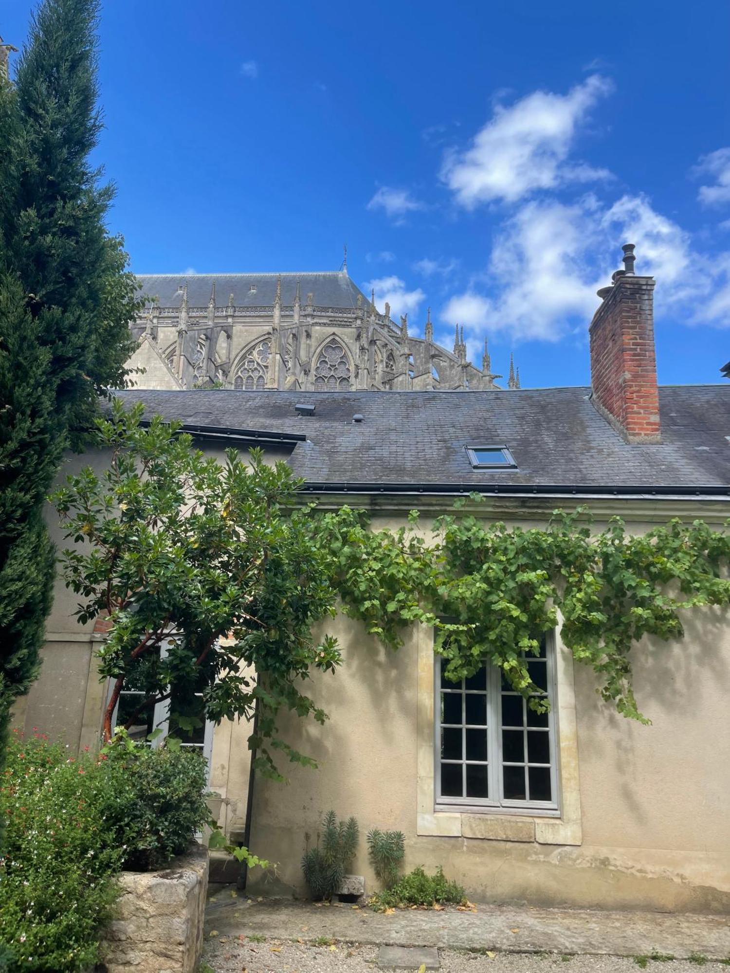 Chambres D'Hote - Maison Des Ecrivains - 50 M De La Cathedrale Et Place Des Jacobins 勒芒 外观 照片